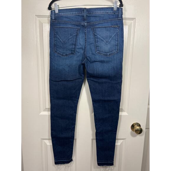 Hudson Jeans Nico Mid Rise Super Skinny Leg Ankle Released Hem Women's 29 - Picture 4 of 8